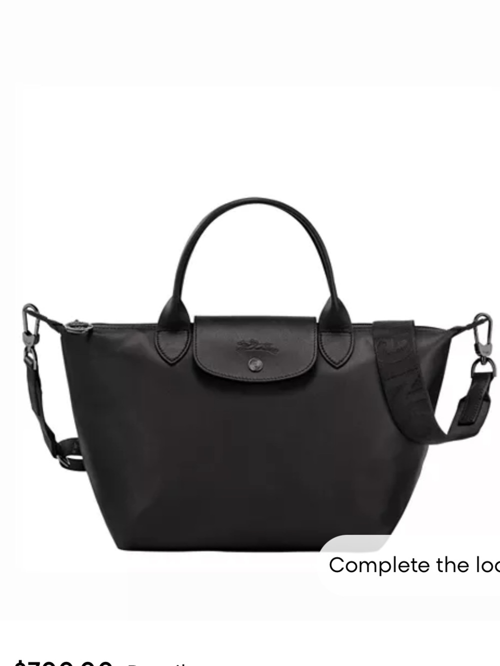 Long champ Le Pliage Xtra Leather Crossbody Handbag